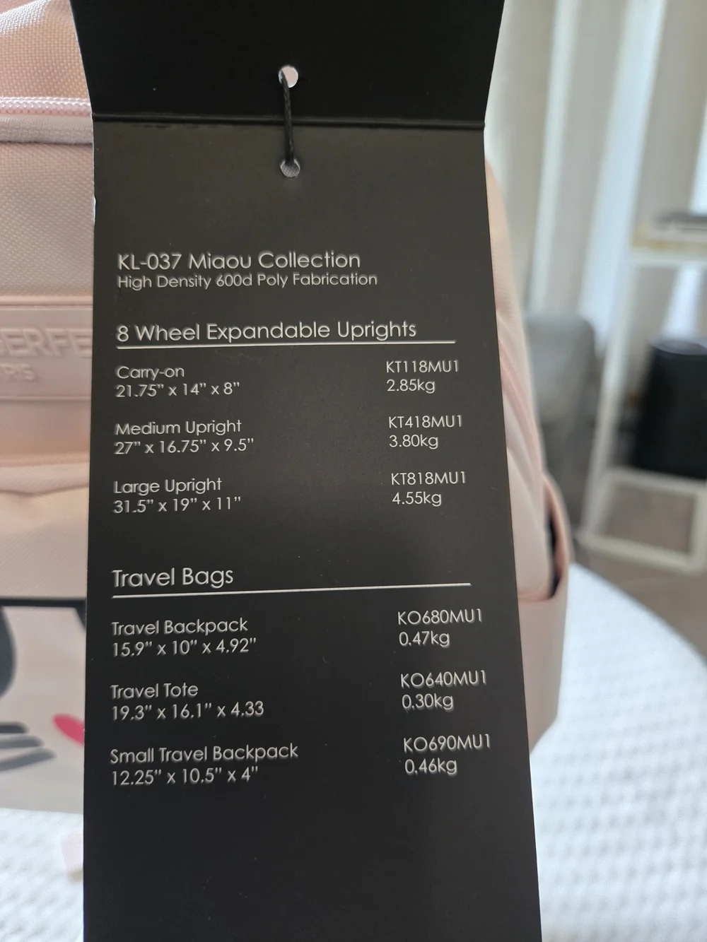 NWT Karl Lagerfeld Pink Cat Graphic Mini Backpack